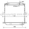 AVA QUALITY COOLING DN2362 Radiator, engine cooling